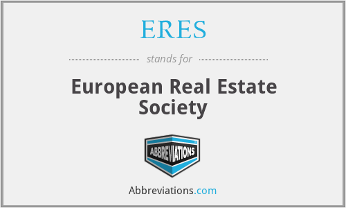 ERES - European Real Estate Society
