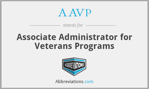 AAVP - Associate Administrator for Veterans Programs