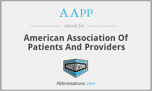AAPP - American Association Of Patients And Providers