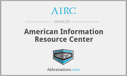 AIRC - American Information Resource Center