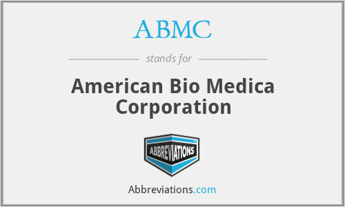 ABMC - American Bio Medica Corporation