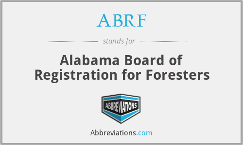 ABRF - Alabama Board of Registration for Foresters