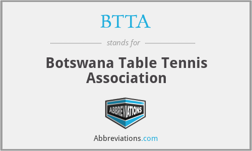 BTTA - Botswana Table Tennis Association