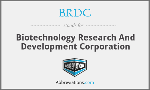 BRDC - Biotechnology Research And Development Corporation
