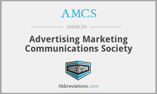 AMCS - Advertising Marketing Communications Society