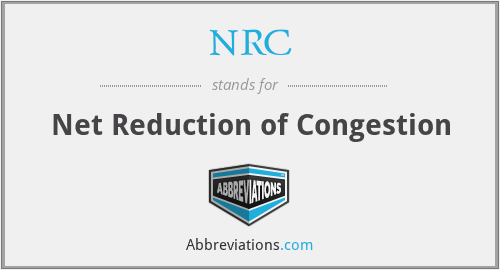 NRC - Net Reduction of Congestion