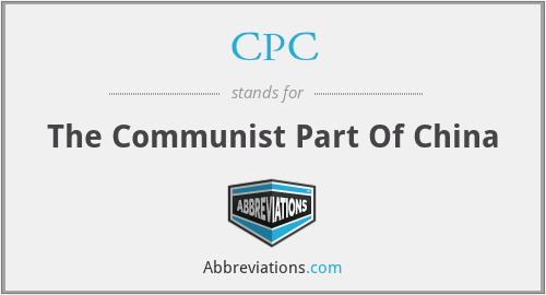 CPC - The Communist Part Of China
