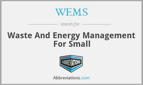 WEMS - Waste And Energy Management For Small