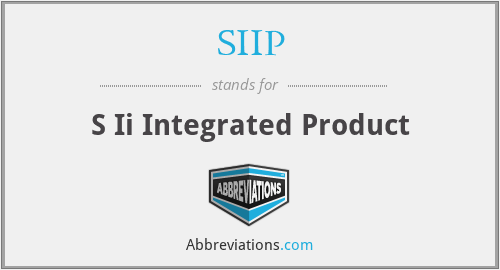 SIIP - S Ii Integrated Product