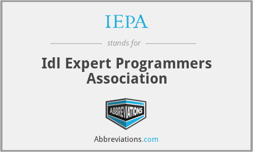 IEPA - Idl Expert Programmers Association