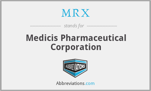 MRX - Medicis Pharmaceutical Corporation