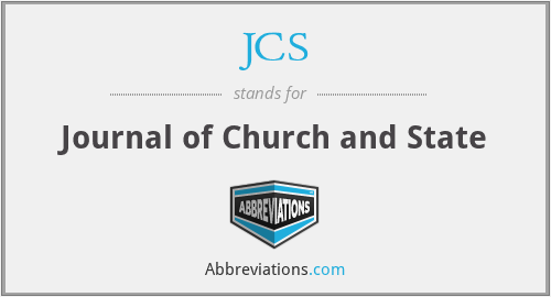 JCS - Journal of Church and State