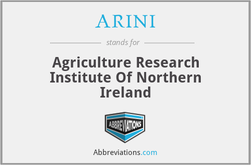 ARINI - Agriculture Research Institute Of Northern Ireland