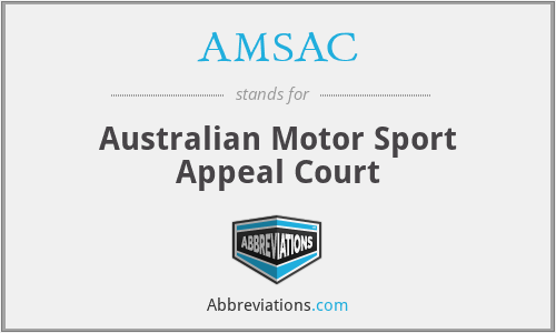 AMSAC - Australian Motor Sport Appeal Court
