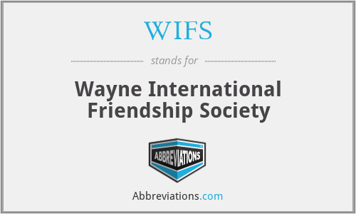 WIFS - Wayne International Friendship Society