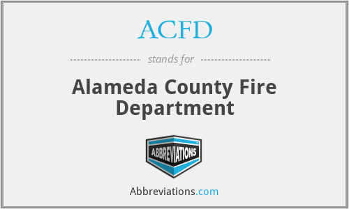 ACFD - Alameda County Fire Department