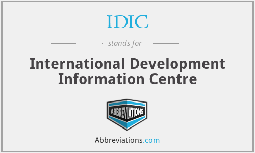 IDIC - International Development Information Centre