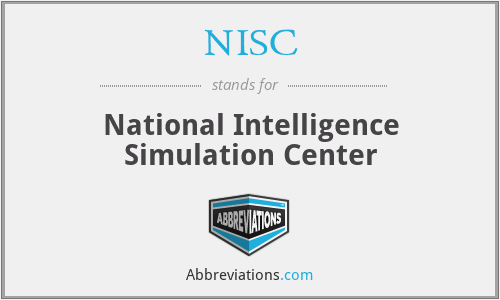 NISC - National Intelligence Simulation Center