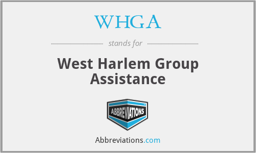 WHGA - West Harlem Group Assistance
