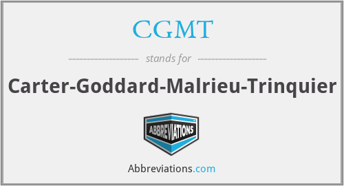 CGMT - Carter-Goddard-Malrieu-Trinquier