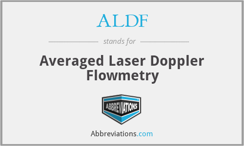 ALDF - Averaged Laser Doppler Flowmetry