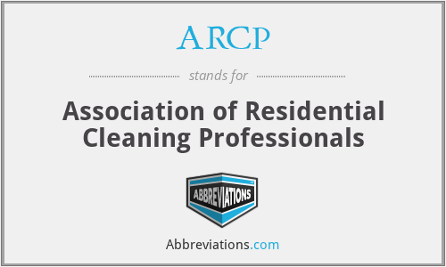 ARCP - Association of Residential Cleaning Professionals