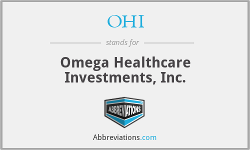 OHI - Omega Healthcare Investments, Inc.