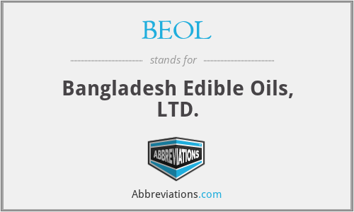 BEOL - Bangladesh Edible Oils, LTD.