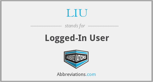 LIU - Logged-In User