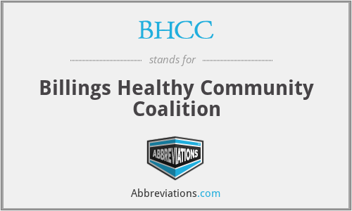 BHCC - Billings Healthy Community Coalition