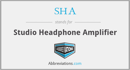 SHA - Studio Headphone Amplifier
