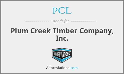 PCL - Plum Creek Timber Company, Inc.