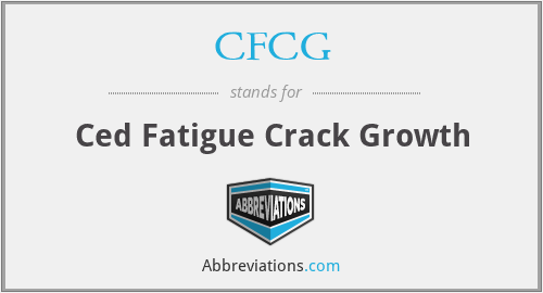 CFCG - Ced Fatigue Crack Growth