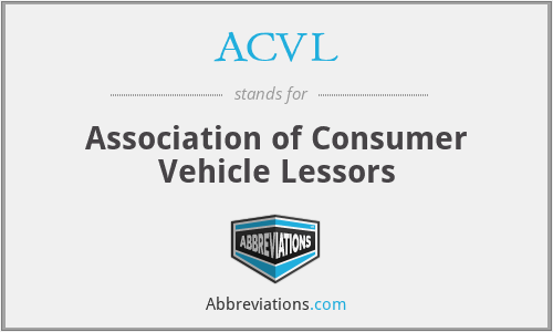 ACVL - Association of Consumer Vehicle Lessors