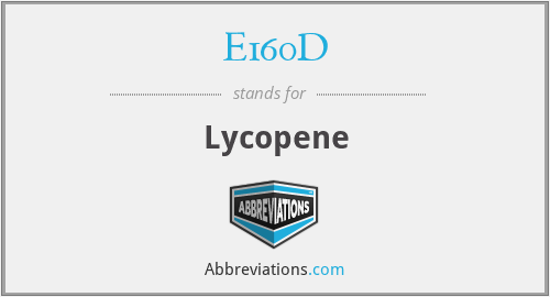 E160D - Lycopene