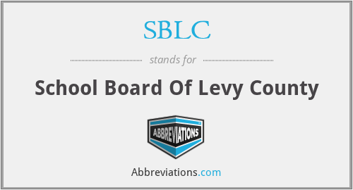 SBLC - School Board Of Levy County