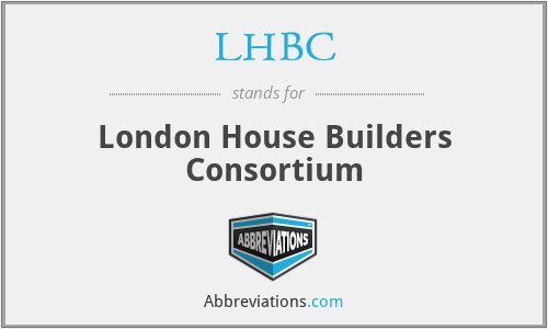 LHBC - London House Builders Consortium