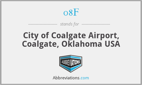 08F - City of Coalgate Airport, Coalgate, Oklahoma USA