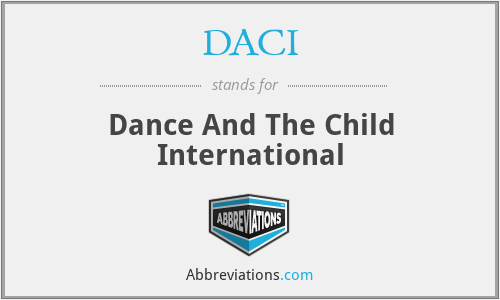 DACI - Dance And The Child International