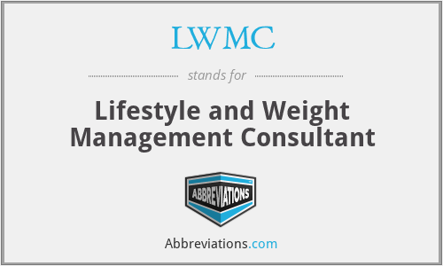 LWMC - Lifestyle and Weight Management Consultant