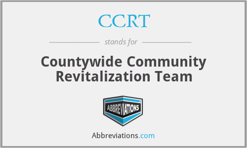 CCRT - Countywide Community Revitalization Team