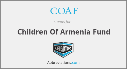 COAF - Children Of Armenia Fund