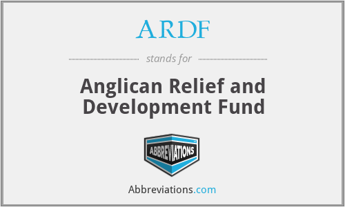 ARDF - Anglican Relief and Development Fund
