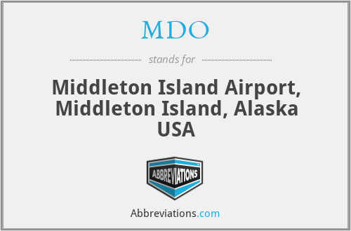 MDO - Middleton Island Airport, Middleton Island, Alaska USA