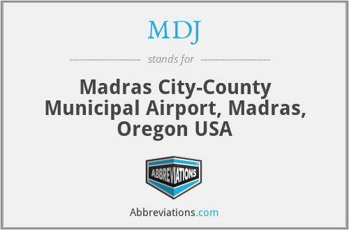 MDJ - Madras City-County Municipal Airport, Madras, Oregon USA