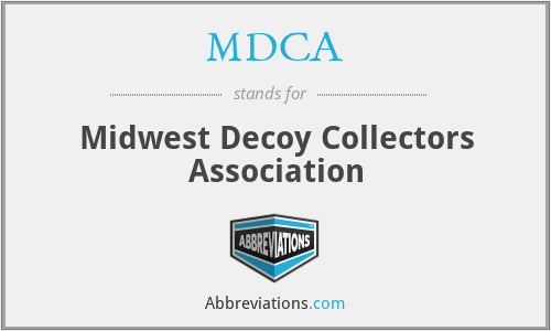 MDCA - Midwest Decoy Collectors Association