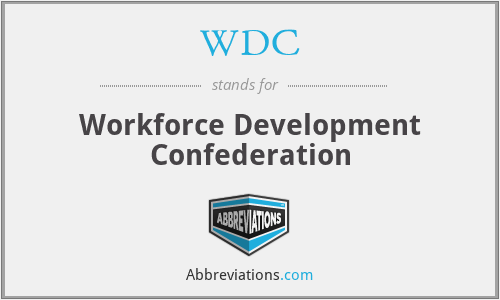 WDC - Workforce Development Confederation