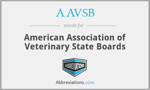 AAVSB - American Association of Veterinary State Boards