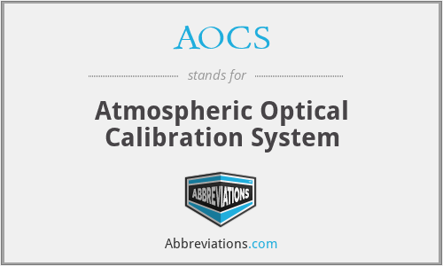 AOCS - Atmospheric Optical Calibration System
