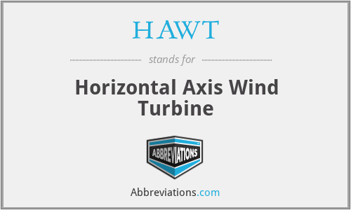 HAWT - Horizontal Axis Wind Turbine